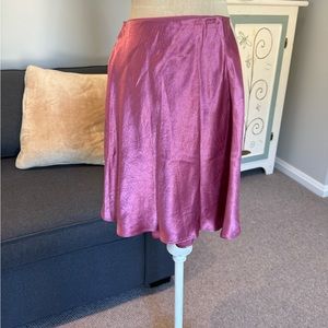 Babaton (Aritzia) new, never worn silky satin skirt in gorgeous pink.